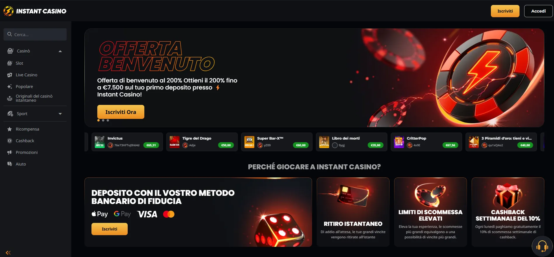 Casino non AAMS: Analisi e Classifica 2025 Casino non AAMS del 2025